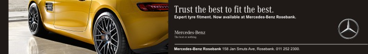Expert tyre fitment; Now available at Mercedes Benz Rosebank