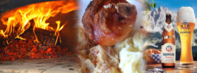 African Swiss food and beer